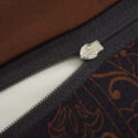 Black Premium Brocade Damask Bed Linen - fleuresse premium cotton satin bed sheet set, hotel quality | Philippines