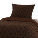 Black Premium Brocade Damask Bed Linen - fleuresse premium cotton satin bed sheet set, hotel quality | Philippines