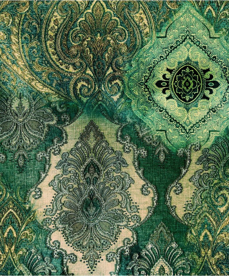 Decorative Pillowcase Green Design