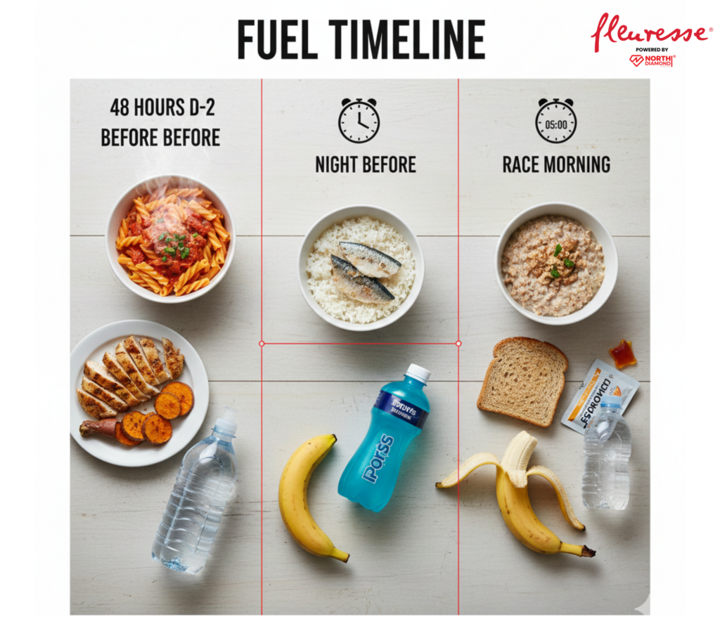 Your Race-Day Fueling Blueprint: What to Eat 48 Hours Before, the Night Before, and the Morning Of