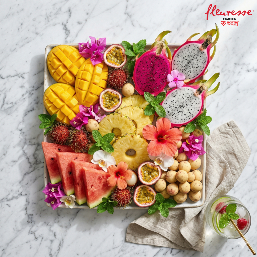 Savor Tropical Fruit Platters in Style